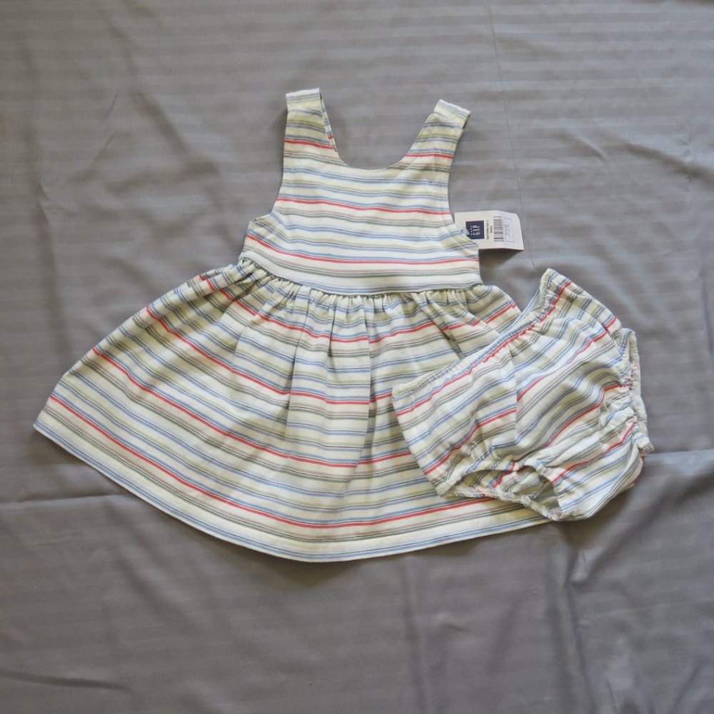 BabyGap Girls 2-Piece Striped Summer Outfit  Size 6-12 Months  NWT